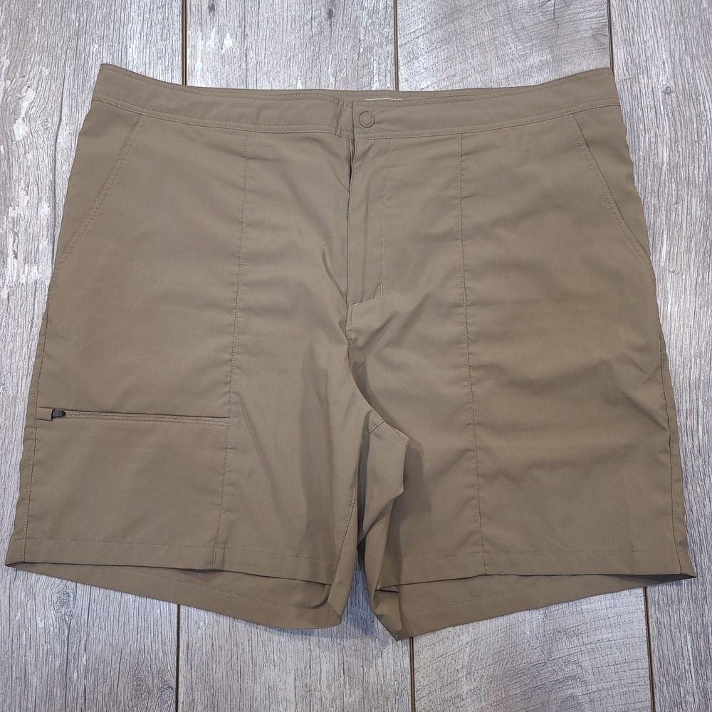 Mountain Hardwear Trail Sender Hiking Shorts Mens 38 Brown Ripstop Cargo